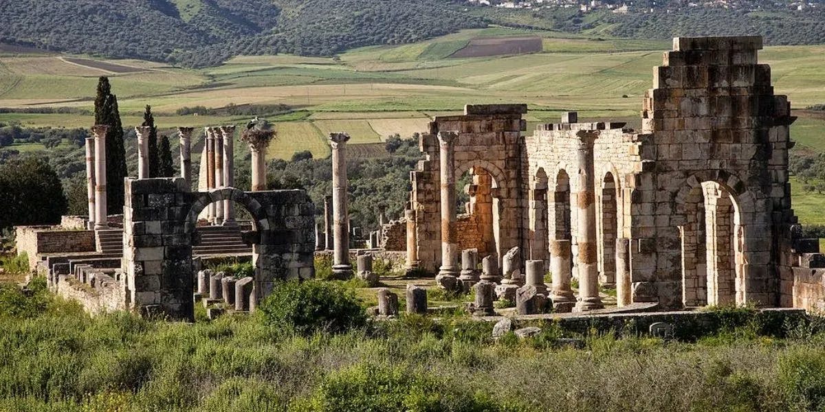 Volubilis, cité antique romaine au Maroc
