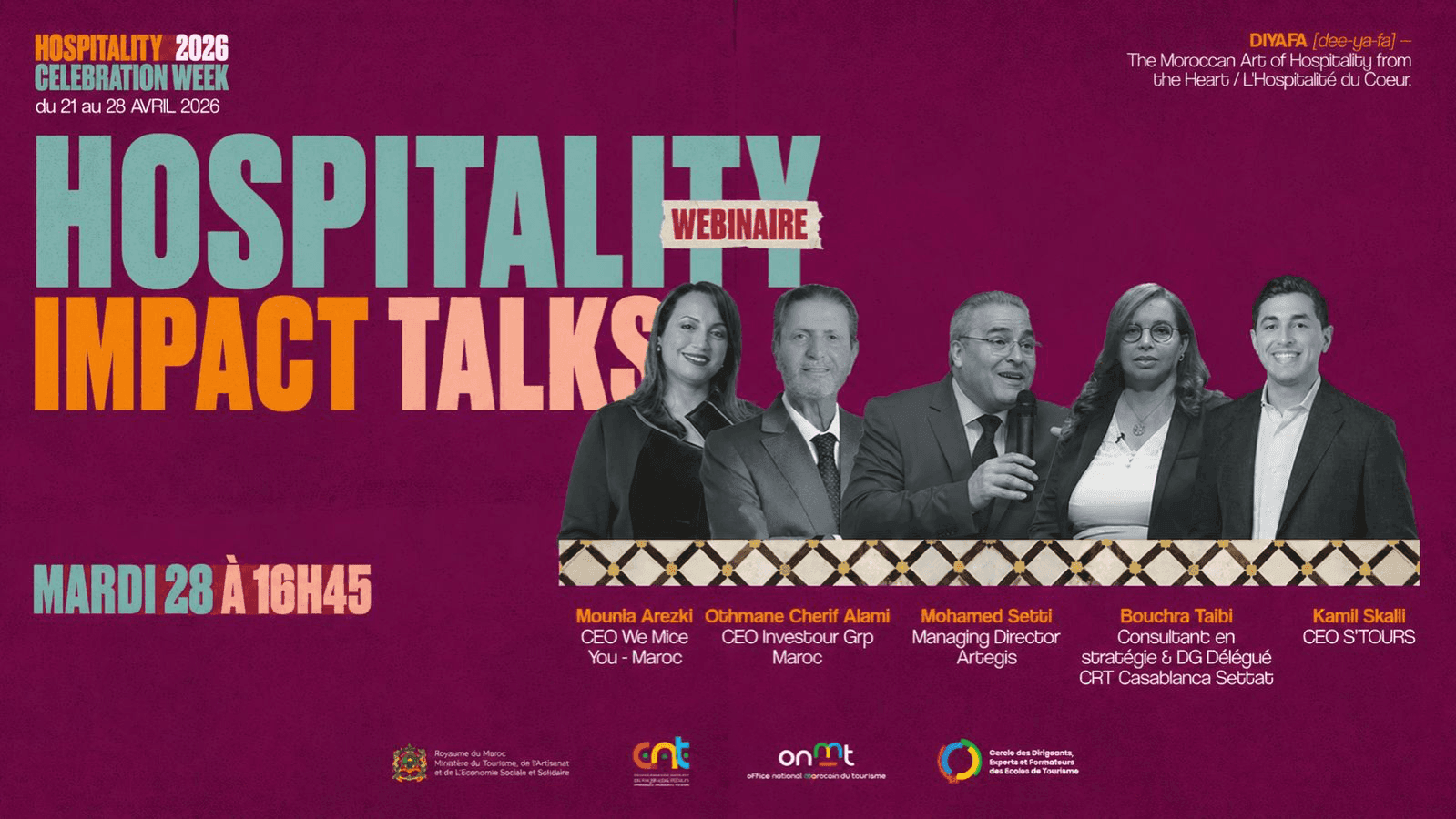 Hospitality Impact Talks : la CNT ouvre un espace de dialogue au cœur des dynamiques du tourisme marocain