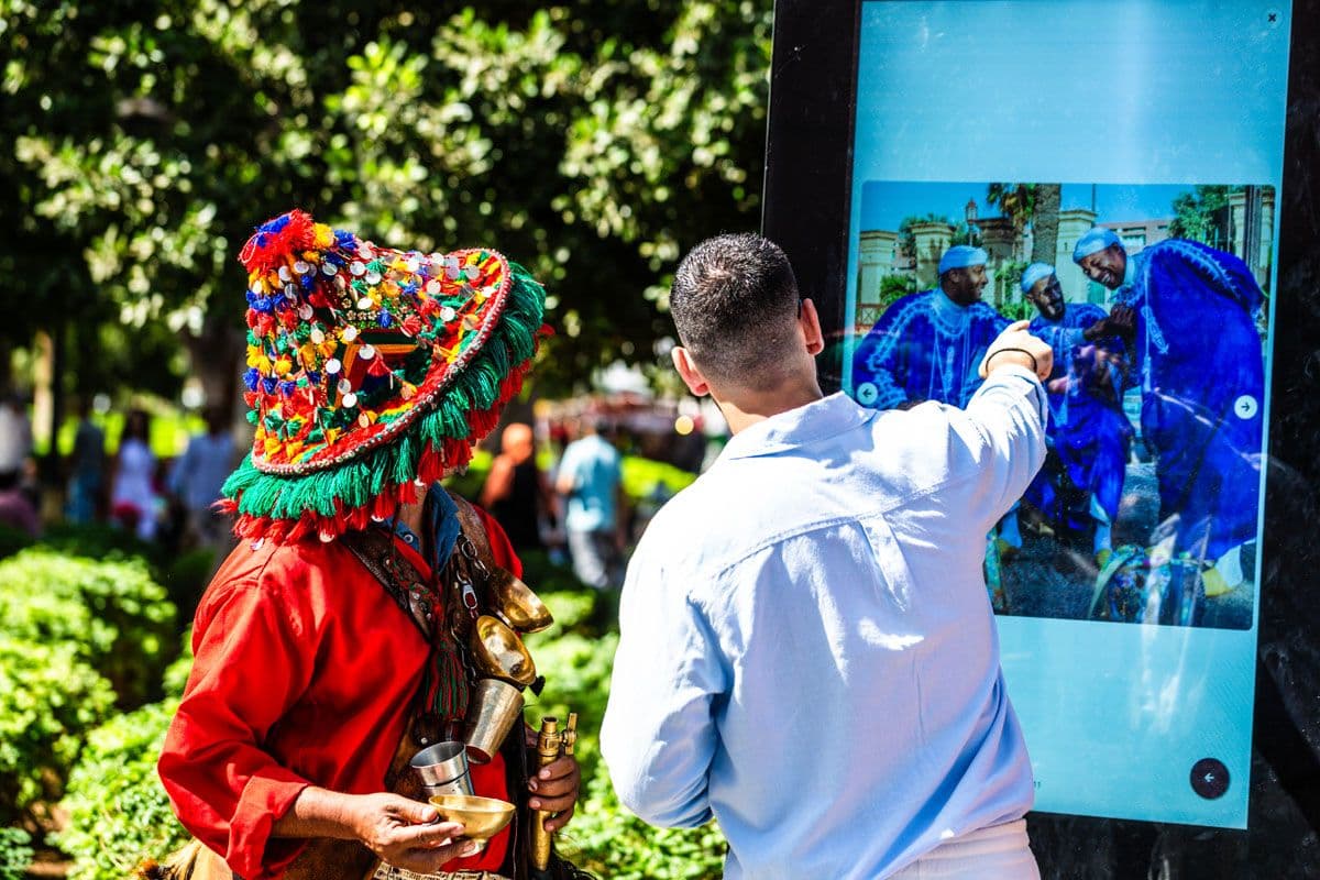 Bornes interactives d'information touristique